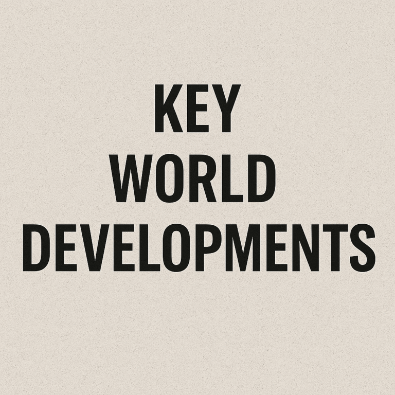 Global Flashpoint – Key World Developments as of July 28, 2025