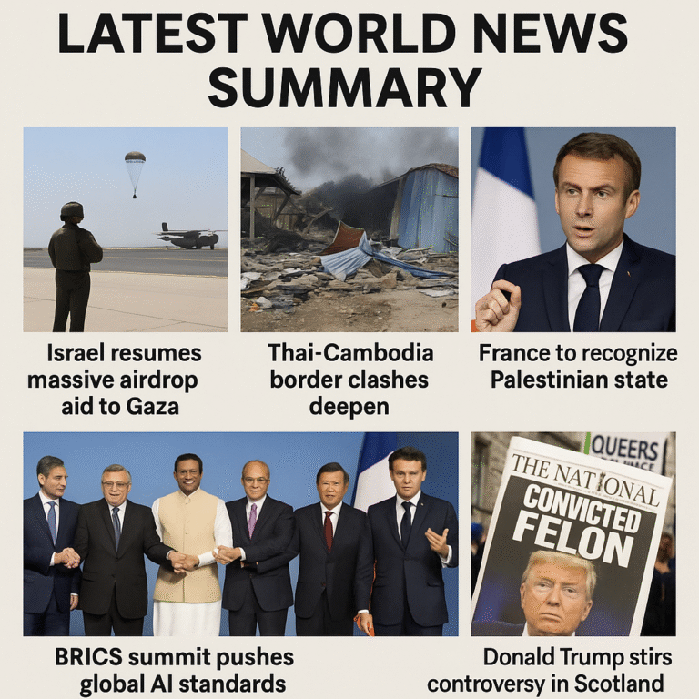 Latest World News Summary