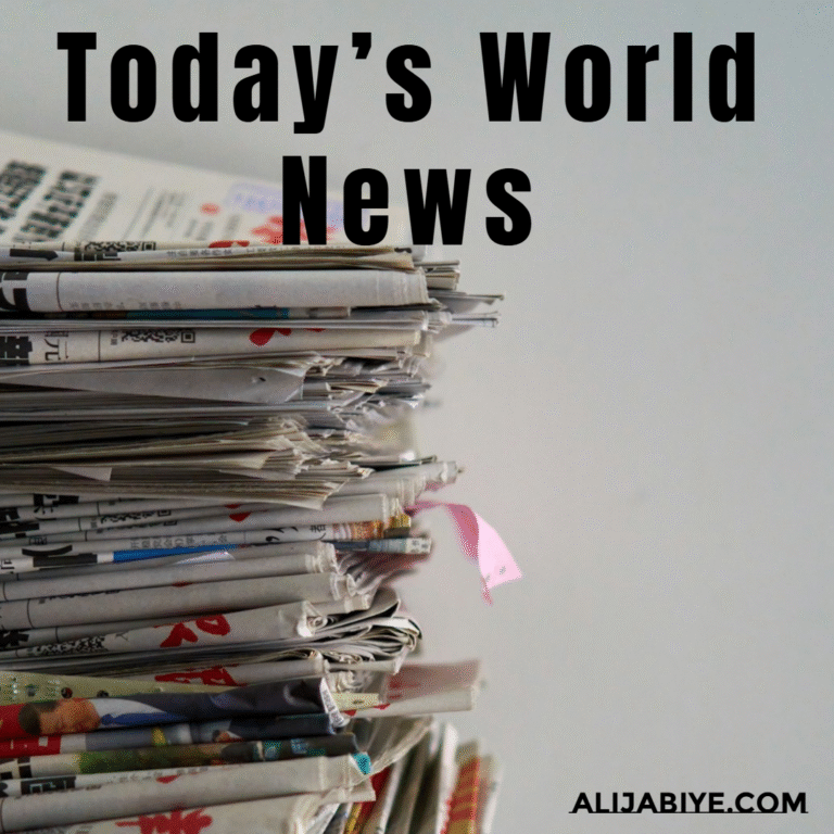 Today’s World News
